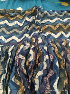 New Full Gathered Patiala +dupatta Free Size
