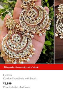 Kundan Pearl  Jewellery Set