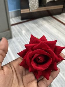 Artificial Red Rose For Decoration (pack Of 10)