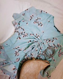 Floral Ruffle Top