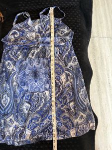 Beautiful Blue Paisley Cami Top