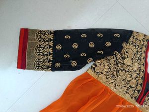 Xl Size Ethnic Anarkali Dress With Dupatta