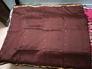 Embellished KanchiPattuSaree With Patterned Blouse