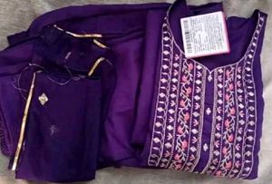 Elegant Purple Kurta Set