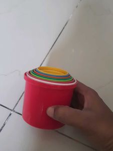 Stacking Cups, Rings And Egg Toy