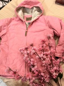 Pink Hooded Jacket