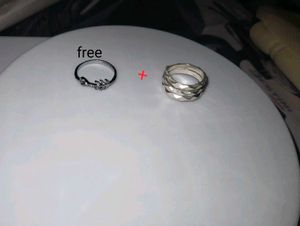 Silver Ring Set + Bonus
