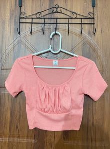 Pink Crop Top