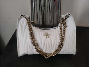 Guess White Handbag Small
