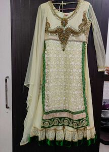 Elegant Embroidered Anarkali Kurta Set