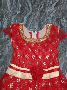 New Red Celebration Frock...