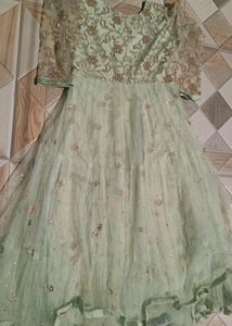 Heavy  Green Ball Gown