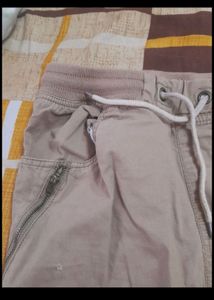 Khaki Colored Joggers Waist 28 -32
