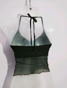 Y2K HEALTER NECK TOP