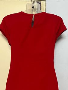 Pintrest Designer party wear Red one piece