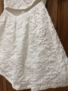 White Coquette Korean Style Minidress