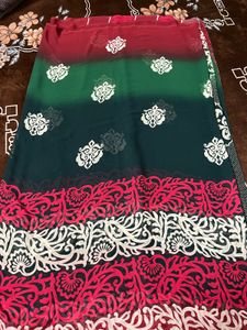 fix rate green saree