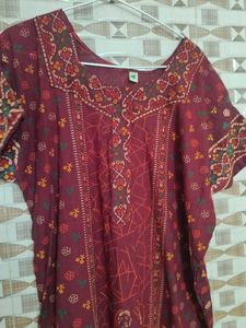 Maroon Nighty For Women