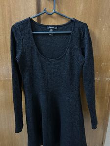 Black Peplum Forever 21 Party Dress