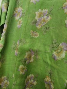 Green Floral Suit