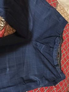 Blue Checked Pants
