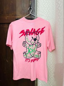Pink Savage Graphic Tee