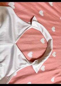 White Halter Mini Dress