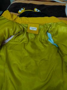 Attractive Unisex Puffer Jacket Mustard Yellow