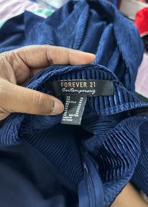 FOREVER 21 Corduroy Jumpsuit Without Tshirt