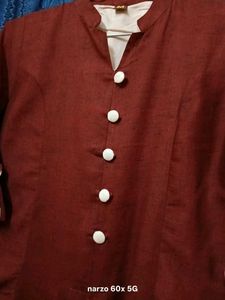 Maroon Kurta