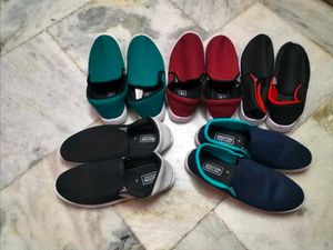 Colorful Slip-On Shoes 6 Combo