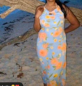 Floral Print Maxi Dress