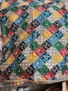 Long Patchwork Dupatta