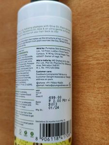 Plum Olive &amp; Plant Keratin Shampoo