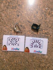 2 Hair Clutcher With head sticker