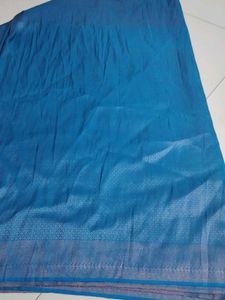 Elegant Blue softy silk saree