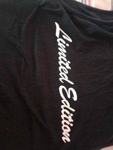 Black &#34;Limited Edition&#34; Sleeveless Hoodie