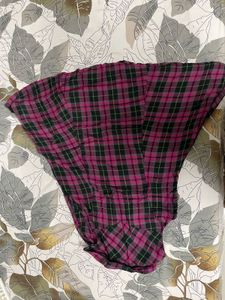Checked Mini Dress