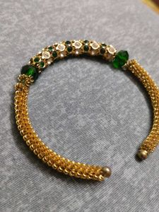 Gold &amp; Green Bracelet
