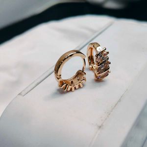 Rose Gold Hoop Earrings