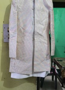 3 pc white elegant party wear for men