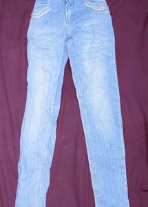 Girls Skinny Jeans With Elastic