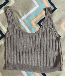 H&amp;M Rib Knit Crop Top