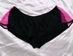 Black &amp; Pink Swim Bottom panty