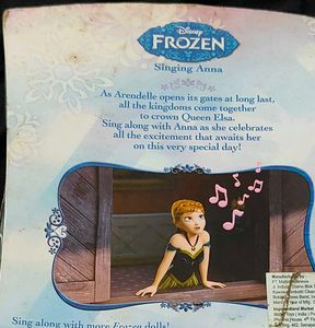 Disney Frozen Anna Singing Doll NIB