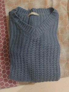 Blue Knit Sweater