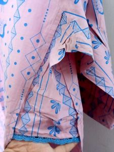 Longline Printed Kurta Top
