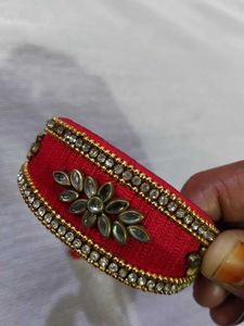 Red &amp; Gold Bangle