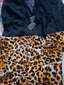 Leopard Print Party Dress