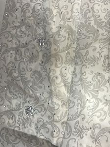 White &amp; Silver Lehenga Skirt